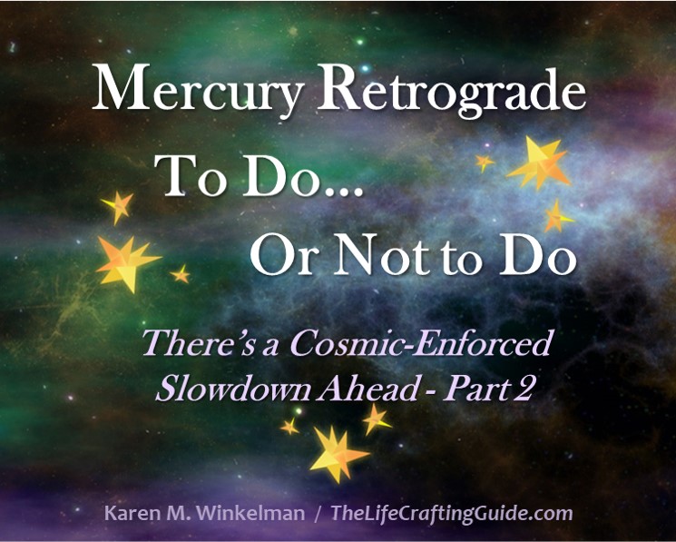 To Do Or Not To Do, Mercury That Is The Question